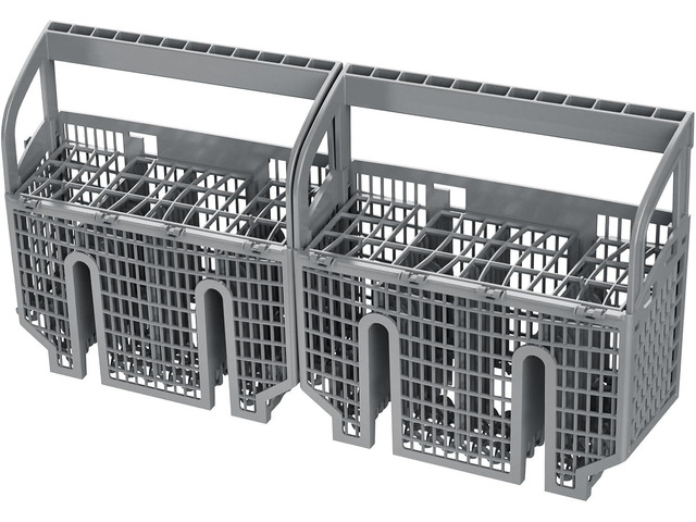 00675794 Genuine OEM Dishwasher Silverware Basket, Gray, Replacement Cutlery Basket