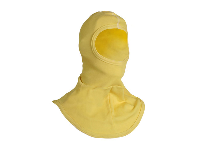 H31KK Double Layer Kevlar Hood with Single Layer Bib, One Size, Yellow