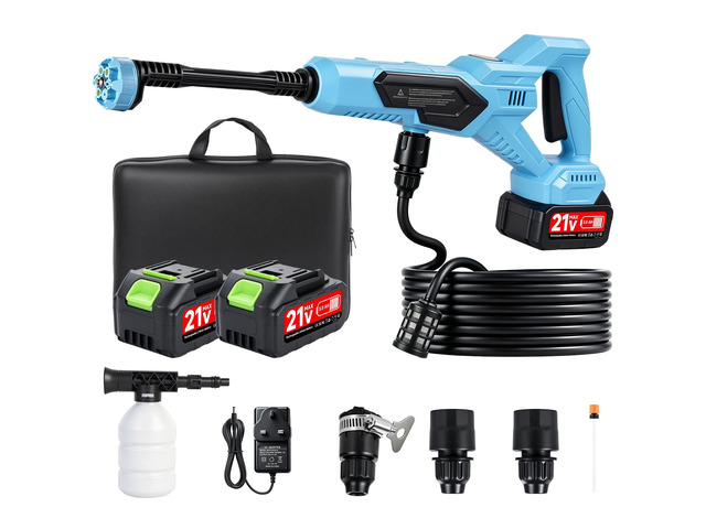 Cordless Portable Washer, 1700 PSI Battery Operated Washer with Brushless Motor, Battery, 16.4FT Elastic Hose, 21V 3.0Ah Portable Handheld Washer...