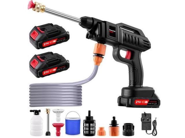 Cordless Portable Washer, Handheld Washer, Battery Operated Washer with 5M Elastic Hose for Car Home with Bucket