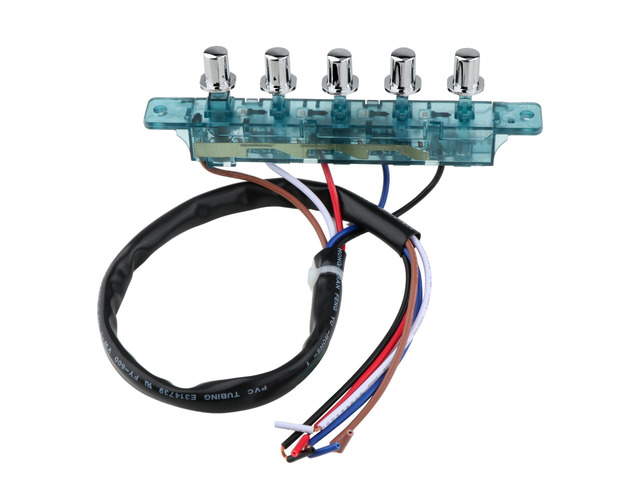 Range Hood Switch,Range Hood Pushbutton Switch,5 Button for Parts,Key Board Switch for Kitchen appliances