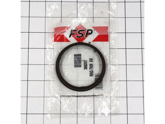 WP388257 Washing Machine Control Panel Trim Ring