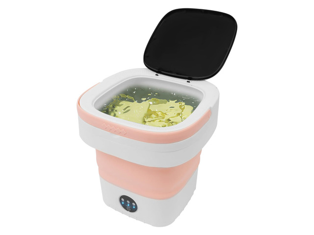 Portable Washing Machine, 12L Large Capacity Laundry Washer Cleaning for Underwear, Baby Clothes and Small Clothes, Mini Washer Foldable Washing...