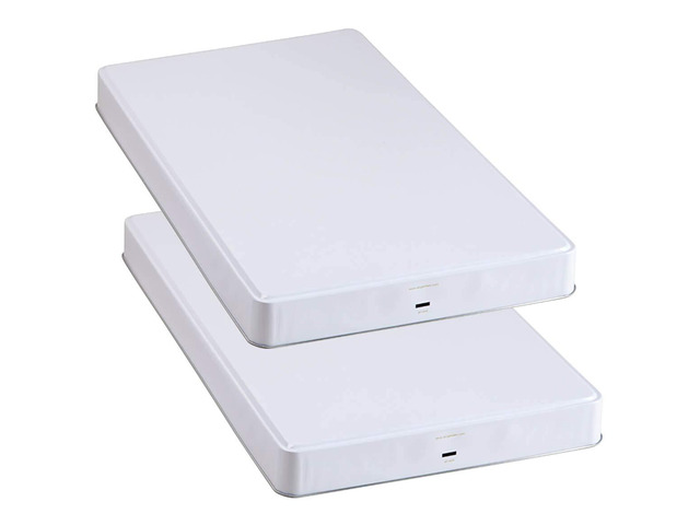 Set of 2 Extra Deep Burner Covers for Electric or Gas Stove Burners, White, 19.5 -x 11.75 -and 1.75 -Thick - Create a Counter Space and Hide...