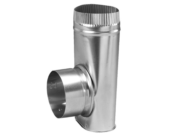 Dryer Offset Connector, 4' Diameter, Silver (AMDOC/6)