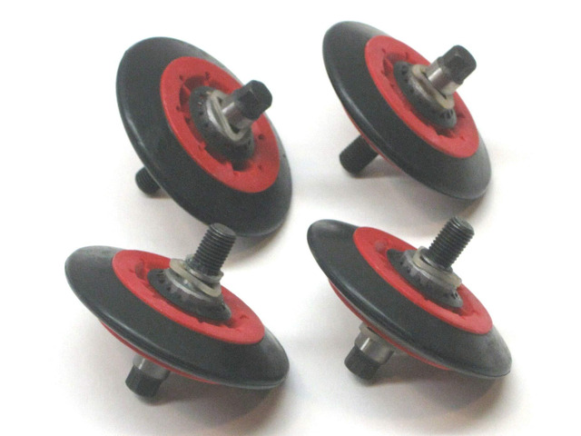 4581EL2002A Dryer Drum Roller Wheel and Shaft Pack of 4 for LG 4581EL2002C