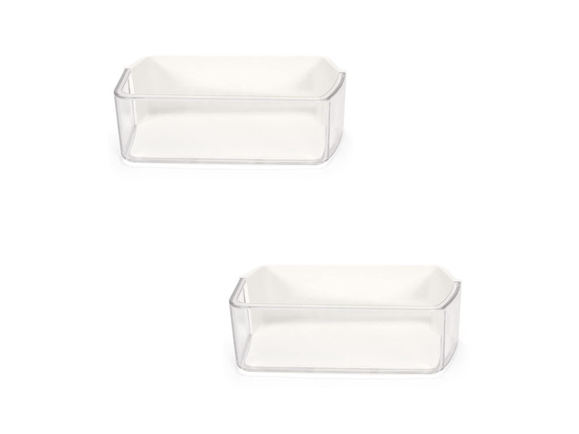 DA97-12650A Refrigerator Door Shelf Bin Compatible with Samsung Refrigerator Fridge Shelf DA63-07104A AP5620330 Replacement 2PCS