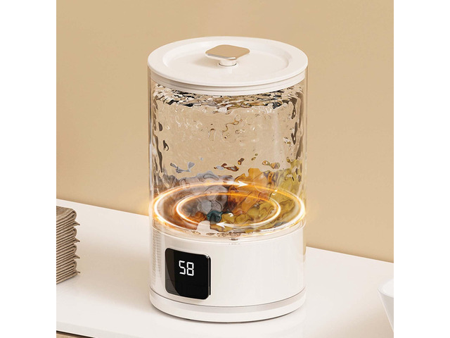 Underwear Washing Machine - Travel Washing Machine Rechargeable & Cordless Underwear Washer With 3 Modes Led Display Aundry Cleaning Tools For...
