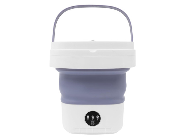 Electronic Underwear Washer Machine with Blue Light,12L Portable Foldable Mini Washing Machine with 3 Intelligent Cleaning Modes for Travel,...