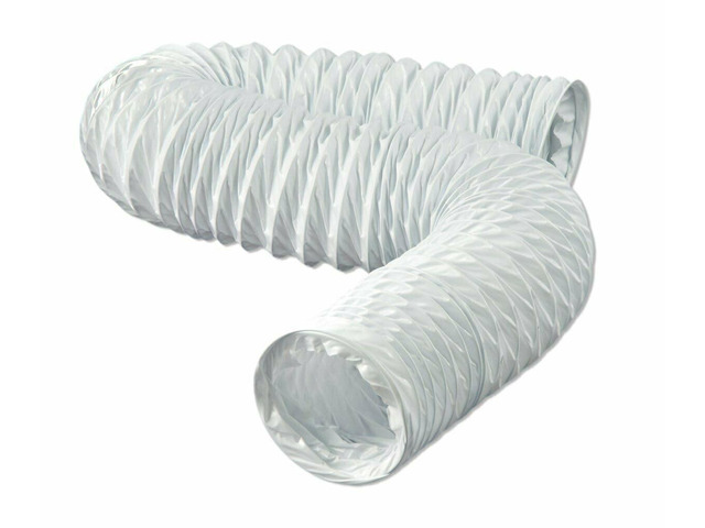 Lambro Industries 1309 4' x 8', White, Vinyl Vent Hose