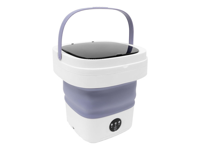 Portable Washing Machine, 12L Mini Foldable Mini Washing Machine w/2 Washing Time & 1 Drainage Time, Suitable for Underwear,Socks,Baby Clothes,Pet...
