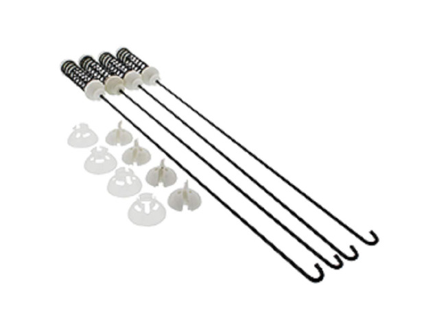 W10189077, AP5985113, PS11723157 Suspension Rod Kit Compatible With Whirlpool Washer (Fits Models: WTW, MTW, 110, MVW And More)