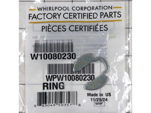 WPW10080230 Washing Machine Retaining Clip