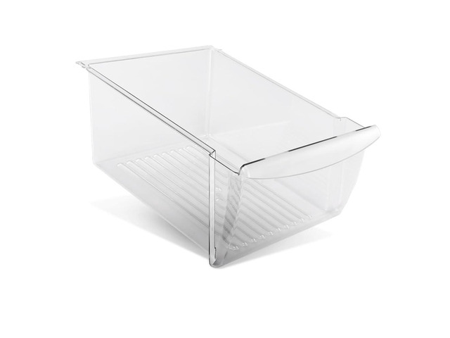 Upper Crisper Pan Drawer Compatible with Frigidaire Refrigerator Models 240351061, 240351005, 240351062, 240351003, 240351041 Clear