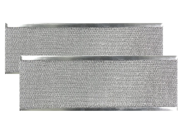 6-1/8 x 23-3/8 x 3/32 Inches Range Hood Aluminum Grease Filters 2-Pack