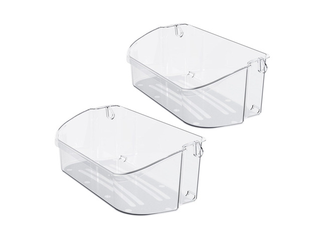 240356402 Refrigerator Door Bin Shelf Compatible with Frigidaire Refrigerator Door Shelf Clear Bin LFSS2612TF0 LFSS2612TE0 FFSS2615TE0 FFSS2615TS0...