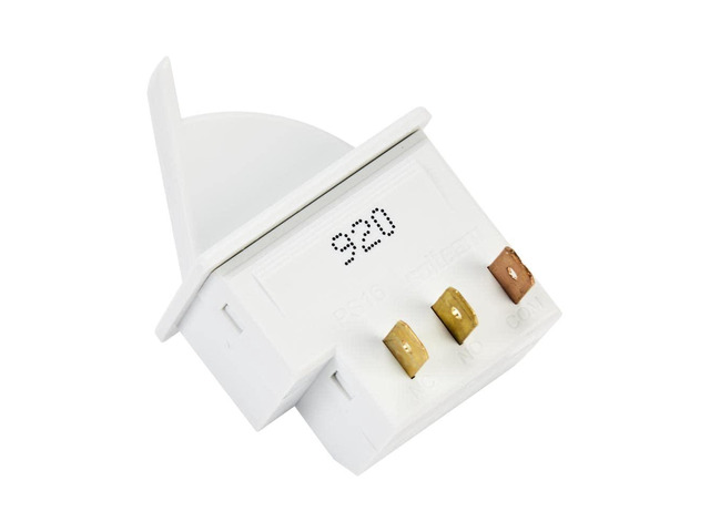 Whirlpool W11396033 Genuine OEM SxS Refrigerator Light Switch Kit Replacement Part - Replaces 12002646, 12466101, 12466103, 12466105, and more