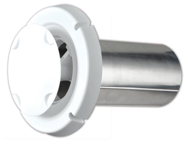 BPSH4WZW ProShield 4-Inch Spring Loaded Dryer Vent Hood, White