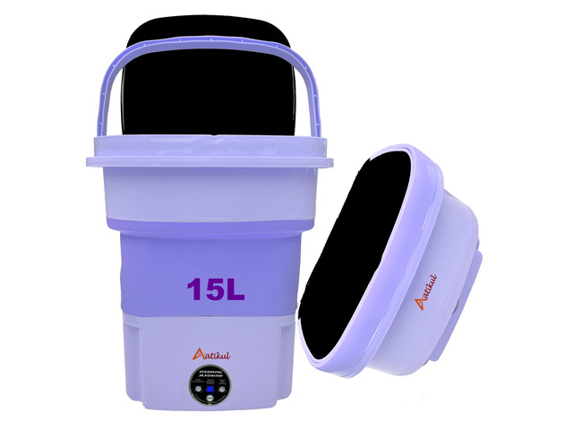 Upgraded Portable Washing Machine,Mini Washer 15L New Switch,Small Clothes Folding Washing Machine Of Underwear, Baby And Small Clothes,Suitable...