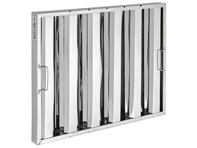 Commercial Hood Filter 26-Gauge Stainless Steel, Silver 16'H x 20'W x 2'T Restaurants, Bars, Steakhouses, Grills (#32L-127)