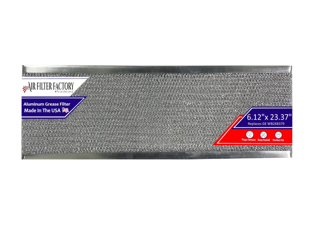 Grease Filter WB2X8379 Replacement For GE Kitchen Range Hood Aluminum Grease Filter Screen