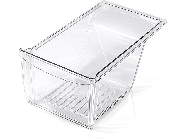 Crisper Drawer Pan Fit Frigidaire,Kenmore,Crosley,Westinghouse,Gibson,Clear Fit Refrigerator Models Beginning with FFTR18, FFHT18, FRT18...