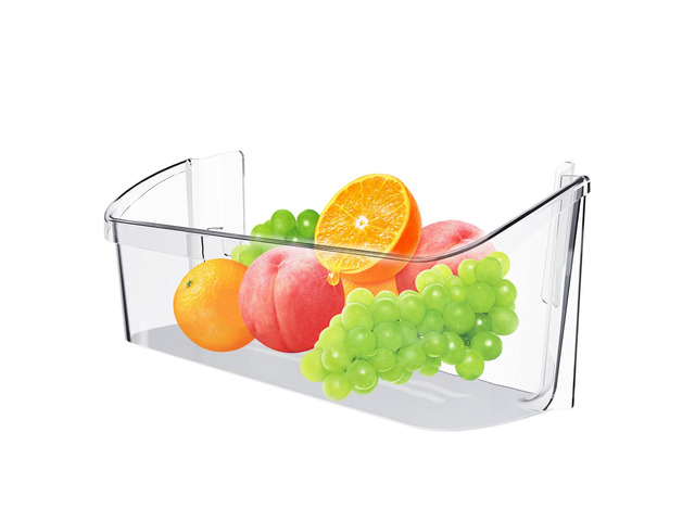 240323002 PS429725 AP2115742 Refrigerator Door Shelf Bin Compatible with Frigidaire Refrigerator Door Bin Shelf Bucket PC Plastic Clear AH429725...