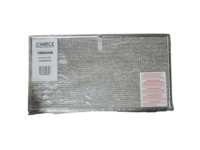 Choice Part Y706012 Aluminum Grease Range Vent Hood Filter for Whirlpool Jenn Air WPY706012