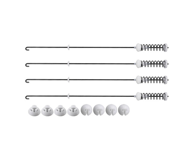 White 4 Pcs W10780048 Washing Machine Suspension Rods Kit, Compatible with Whirlpool, Maytag, Kitchenaid, Jenn-Air, Amana, Magic Chef, Admiral,...