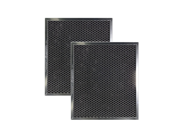 Replacement For GE WB2X9760 WB2X2891 Range Hood Charcoal Carbon Filters 10-3/8 x 11-3/8 Inches 2-Pack