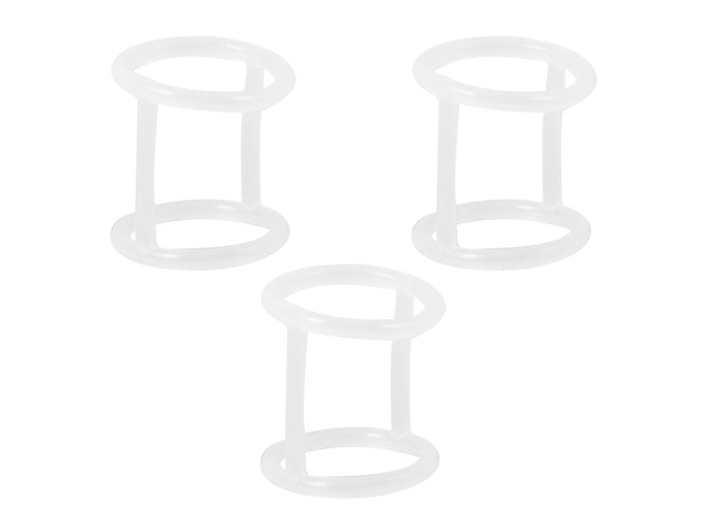 Ice Cream Machine Seal Ring 3-Pack Silicone Replacement Gaskets for Ice Cream Maker Parts Leakproof Easy Install for Home Kitchen