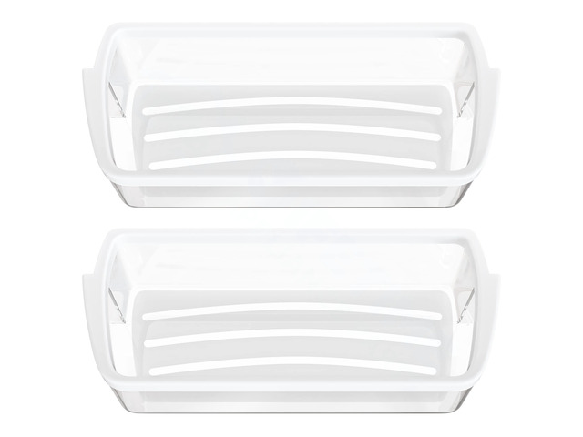UPGRADED Appliance 2 x Ultra Durable W10321304 Door Shelf Bin Compatible with Whirlpool Refrigerator - WPW10321304