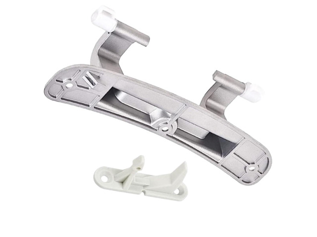 134550800 Washer Door Hinge with Bushings & 131763310 Door Striker Kit Compatible With Top Brands Replaces With 1191162, PS1152380,AH1152380,...