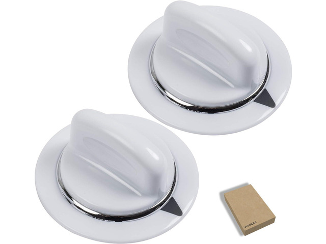 2PC Dryer Timer Knob for GE GTDX100EM1WW GTDX180ED3WW GTDX180ED0WW Fits General Electric GTDX180ED5WW, GTDX100EM0WW, DBB5000EF0GG, DBB5000GF0GG,...