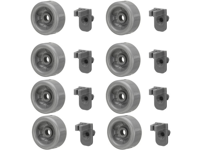 8 Pack Replacement WD12X10277 Rack Kit for GE Dishwasher WD12X10136 WD12X10107 1088503 AH958945 EA958945 PS958945 AP3676228 WD35X21041 Fits...