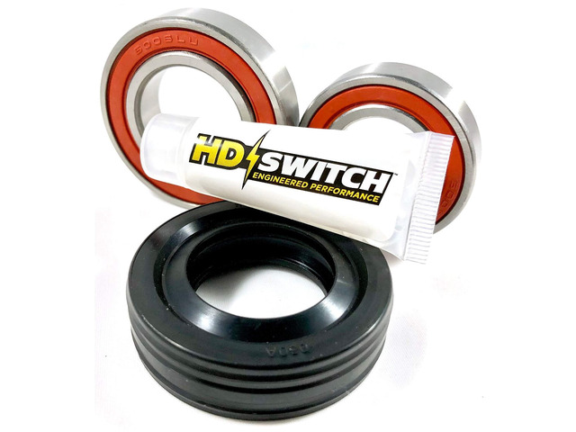 (1 Kit) Washer Tub Bearing & Seals Kit Replaces W10193886 Kenmore, Maytag, Whirlpool - HIGH Temp Grease Upgrade