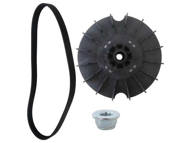 2026 New WH03X32218 Washer Motor Pulley & WH01X27538 Belt & Nut Set For GE Washer GTW335ASN1WW, GTW335ASN2WW, Replace WH07X24695, WH39X27601,...