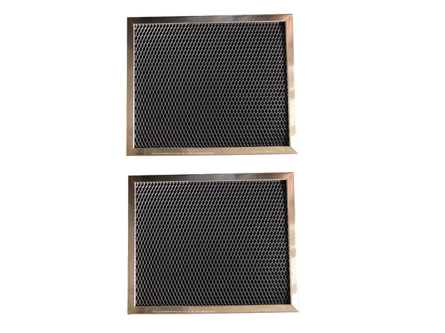 Activated Carbon Filter Compatible with Broan 99010181 Hood Range Vent Filters for Smoke, Grease & Odor Removal Measures 8' x 9 1/2' x 5/16', 2-Pack