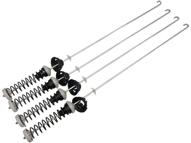 4Pc Washer Suspension Rod Kit Replaces For Whirlpool WTW5105HW1 WTW6120HC2 WTW5100HW2 WTW5100HW0 WTW5100HC0 WTW5105HC0 Kenmore 110.31312021 Top...