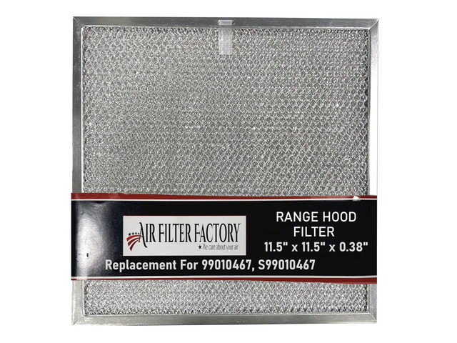 Replacement For 99010467, S99010467 Broan Nutone 11.5 x 11.5 x 0.38 Inches Range Hood Aluminum Mesh Grease Vent Filter