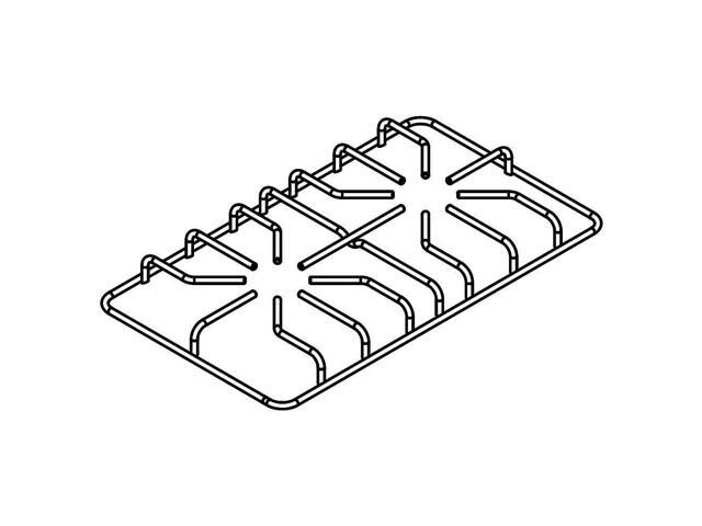 Whirlpool W10578251 Range Surface Burner Grate Genuine Original Equipment Manufacturer (OEM) Part