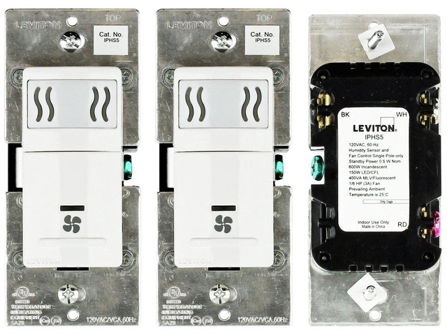 R02-IPHS5-0LW White Humidity Control Sensor