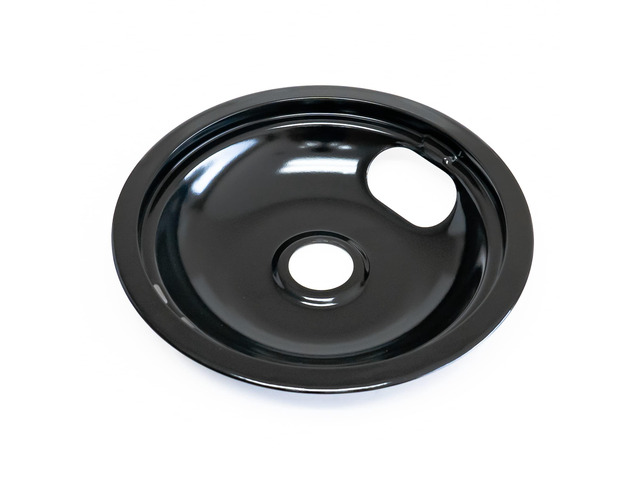 W10290350 8' Black Porcelain Drip Pan