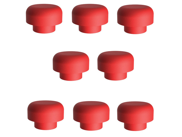 Volume Knob Replacement Compatible with Zaxcom VRX and ERX Receiver, 8 Pack (Red)
