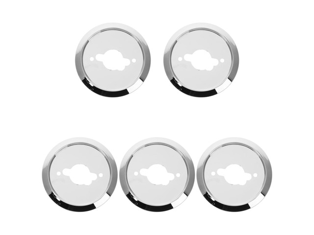 Gas Stove Switch Knob Base Replacement 5Pcs Plastic BBQ Control Knobs for Kitchen Cooktop Oven with Sleek Electroplated Finish Rotating Gas Grill Knob