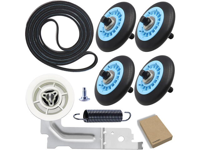 Dryer Repair Kit for Samsung DVE50M7450W/A3 DV42H5200EF/A3 DV218AEB/XAA Fits Samsung DV337AEG/XAA, DV5451AEW/XAA, DV42H5000ES, DV5471AEP/XAA