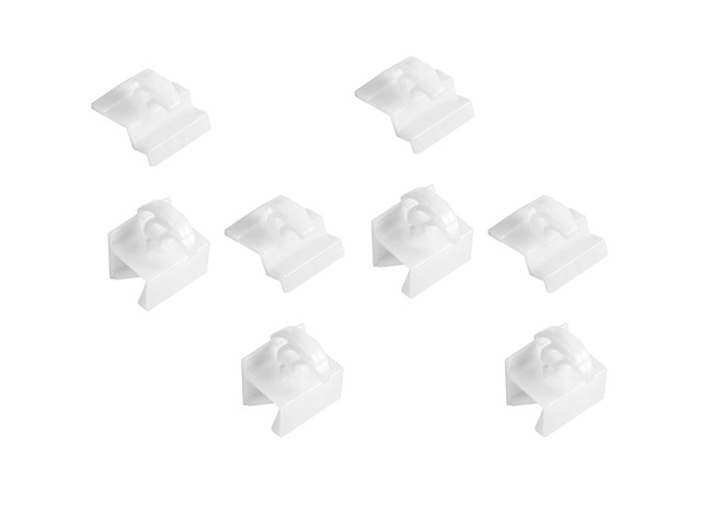 4PCS 3051162 & 3051163 Range Oven Front and Rear Drawer Glide Replacement Kit White Compatible with Frigidaire, Tappan, Ken-more, Gibson, Crosley,...