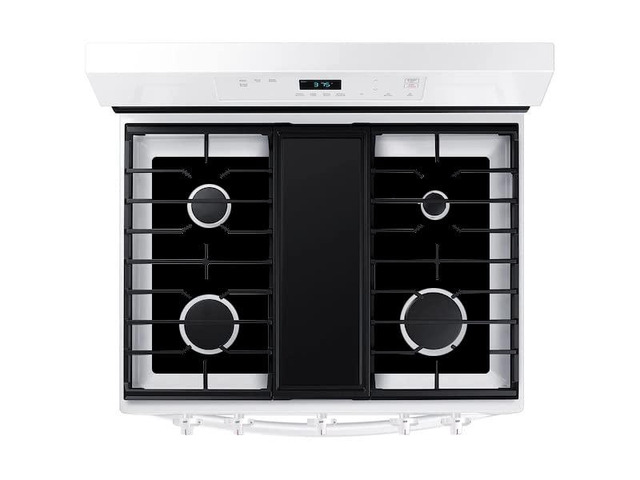 Stove Top Protector for Samsung Gas Range Stove Top, Custom Fit Ultra Thin Reusable Burner Splatter Spill Guard Protective Cover Liner -...