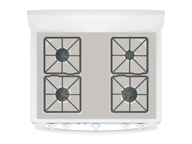 Stove Top Protector for General Electric GE Gas Range Stove Top, Custom Fit Ultra Thin Reusable Burner Splatter Spill Guard Protective Cover Liner...