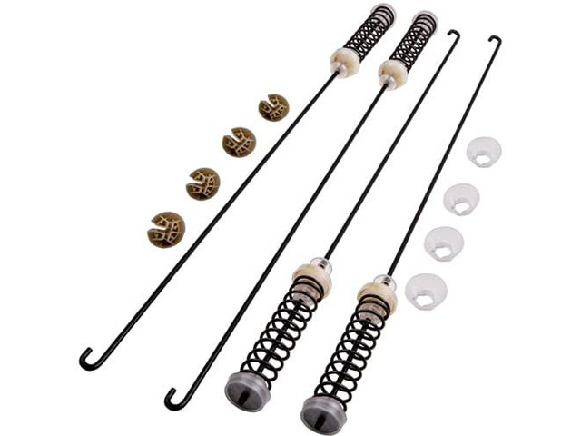 Suspension Rod Kit Compatible With Roper VAW3584GW1 WET4027HW0 WETLV27HW0 WGTLV27HW1 WTW4616FW0 RTW4516FW1 RTW4516FW2 RTW4641BQ0 Washer